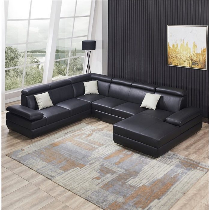 JVmoebel Ecksofa Moderne Sofa Eckgarnitur U Form Polster Ecke Couch Design Made in Europe