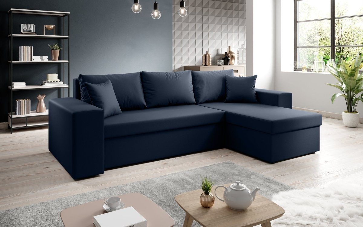 Luxusbetten24 Schlafsofa Designer Sofa Denver, mit Stauraum und Schlaffunkt günstig online kaufen
