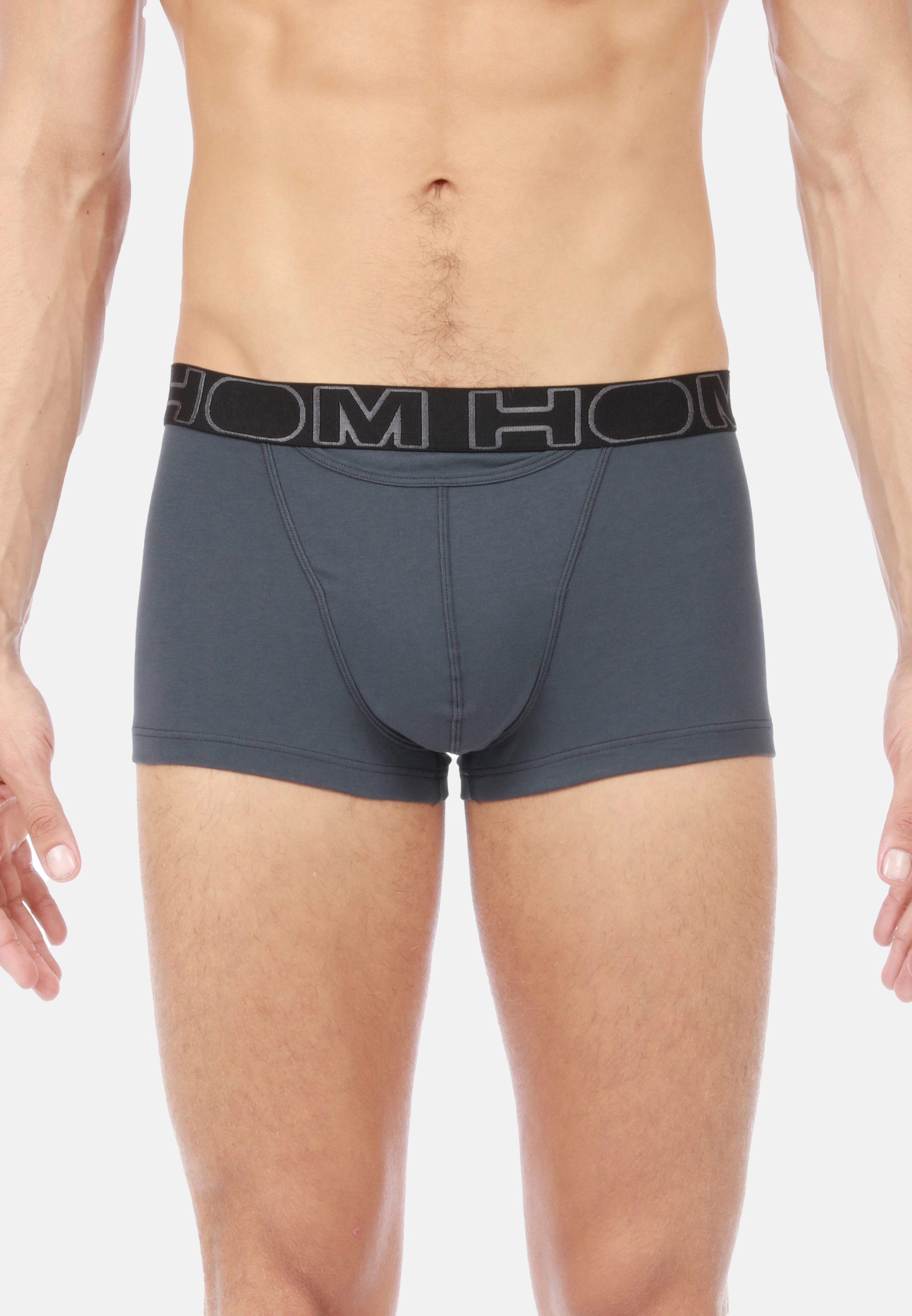 Hom Retro Boxer 2er Pack Boxerlines HO1 (Spar-Set, 2-St) Retro Short / Pant - Baumwolle - mit Eingriff - Atmungsaktiv