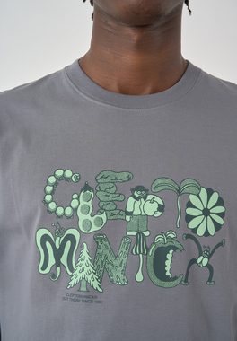 Cleptomanicx T-Shirt Guard the Garden mit tollem Frontprint