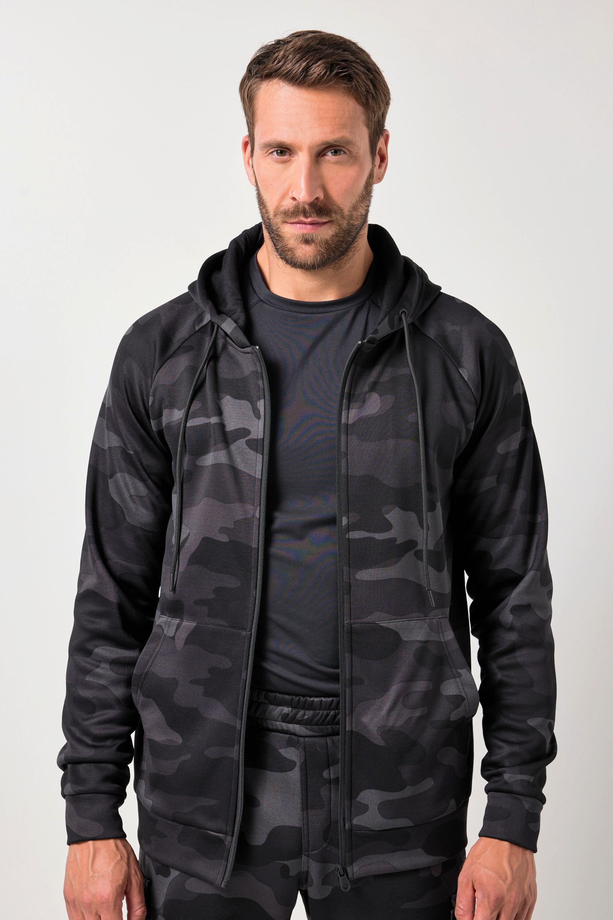 JP1880 Fleecejacke Trainingsjacke Fitness Sweat Camouflage günstig online kaufen