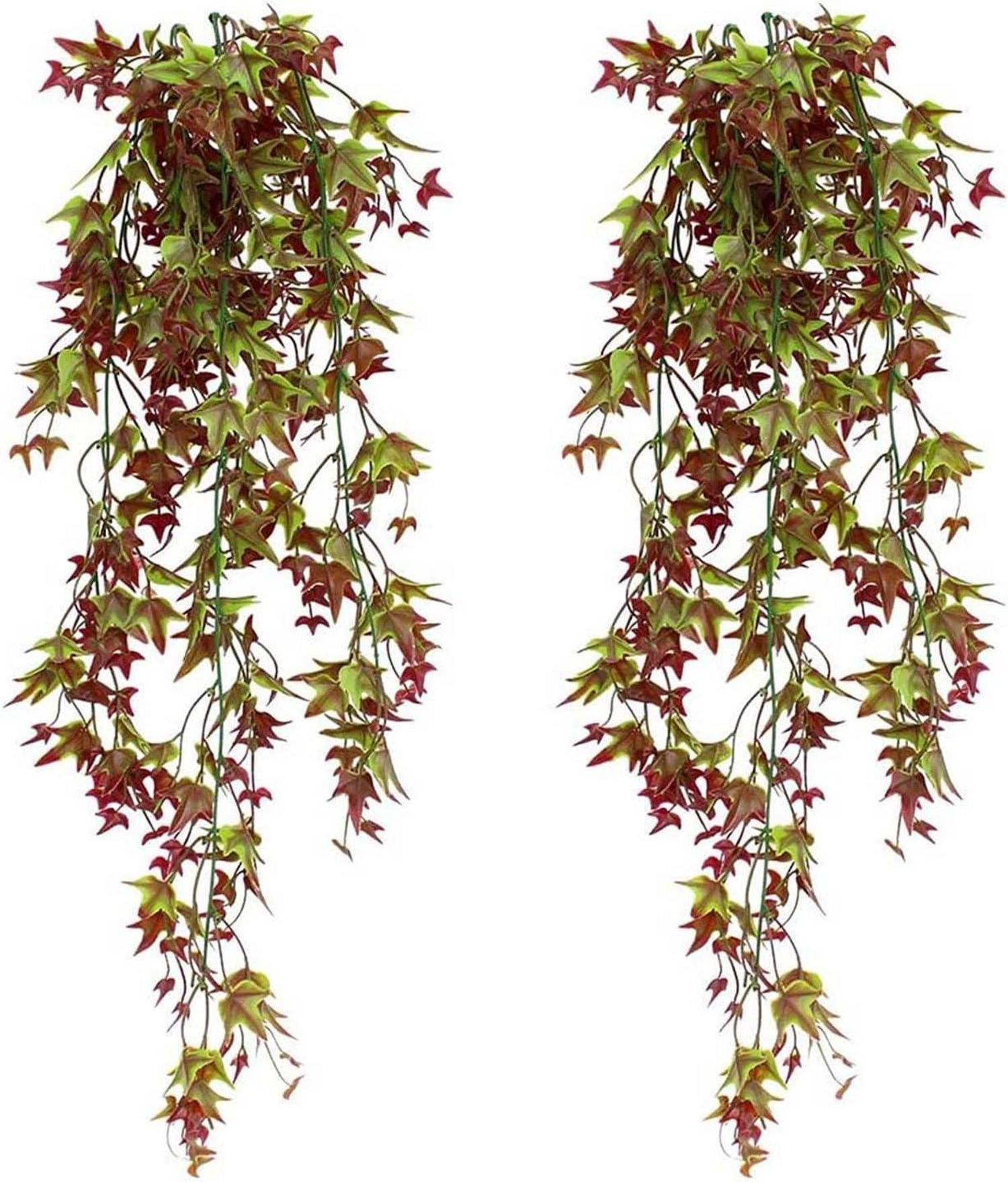 Hängedekoration Künstliche Hängepflanzen Herbstdeko 2er Set Outdoor 70cm Geeignet für