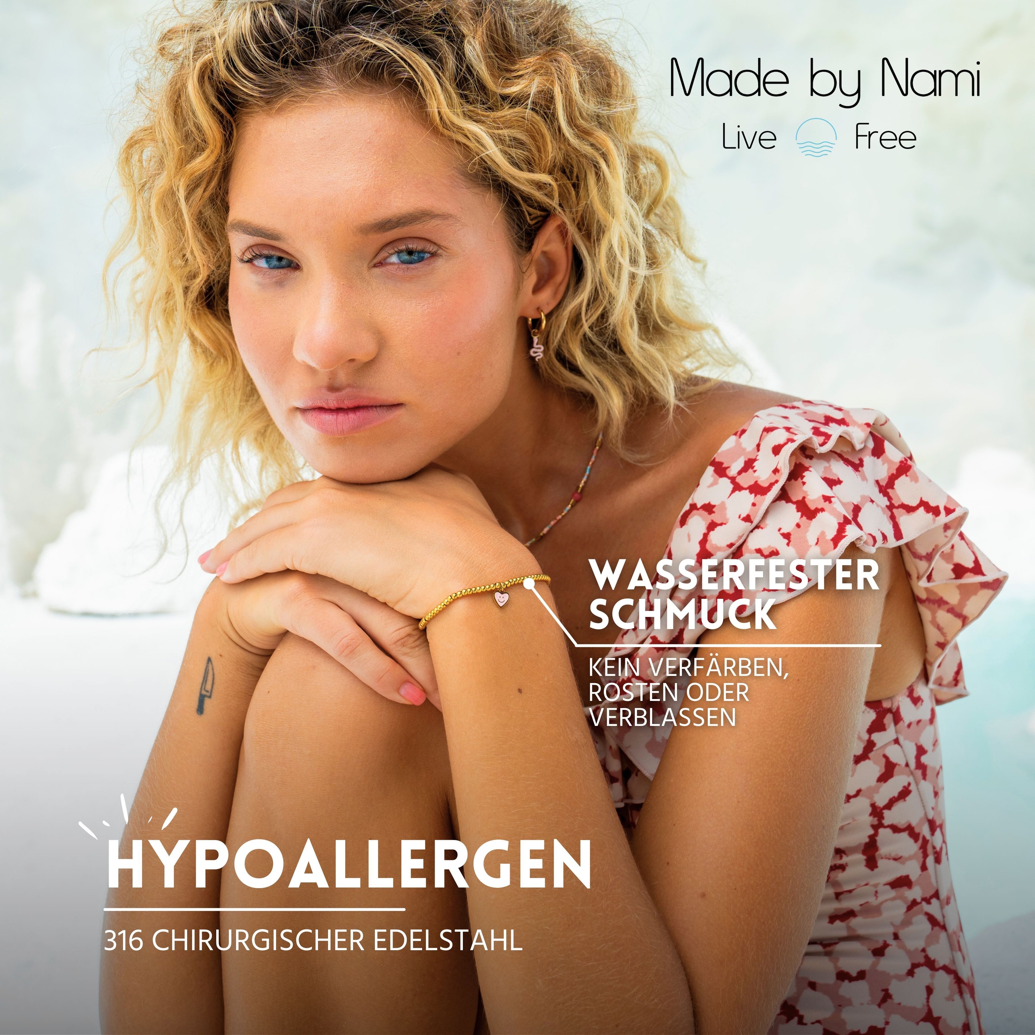 Made by Nami Perlenarmband Gold Damen günstig online kaufen