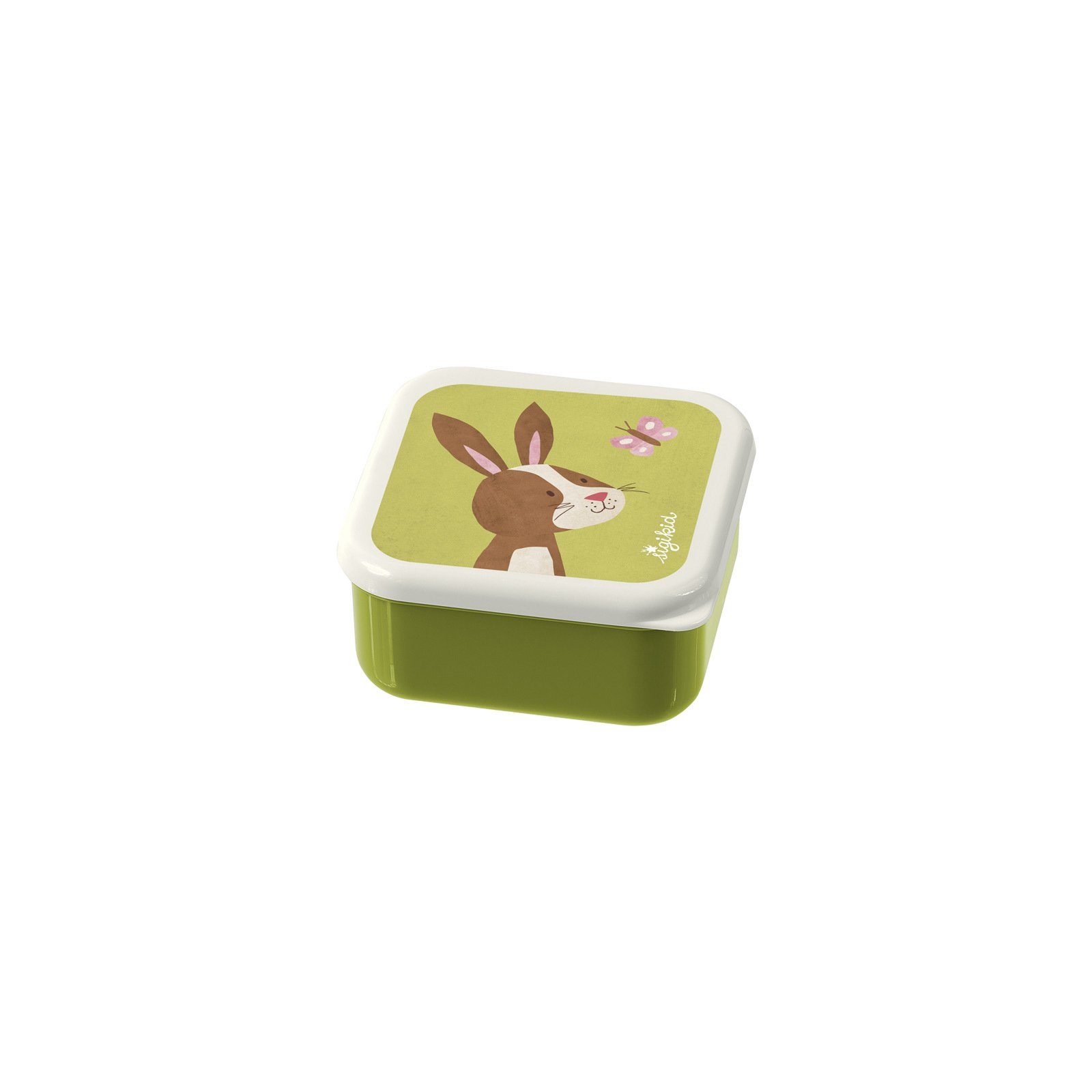 Hase, grün wird Snackboxen Handwäsche Trinkflasche (4-tlg), 4er den Set, für ideal empfohlen, Lunchbox Material-Mix, Alltag Sigikid +