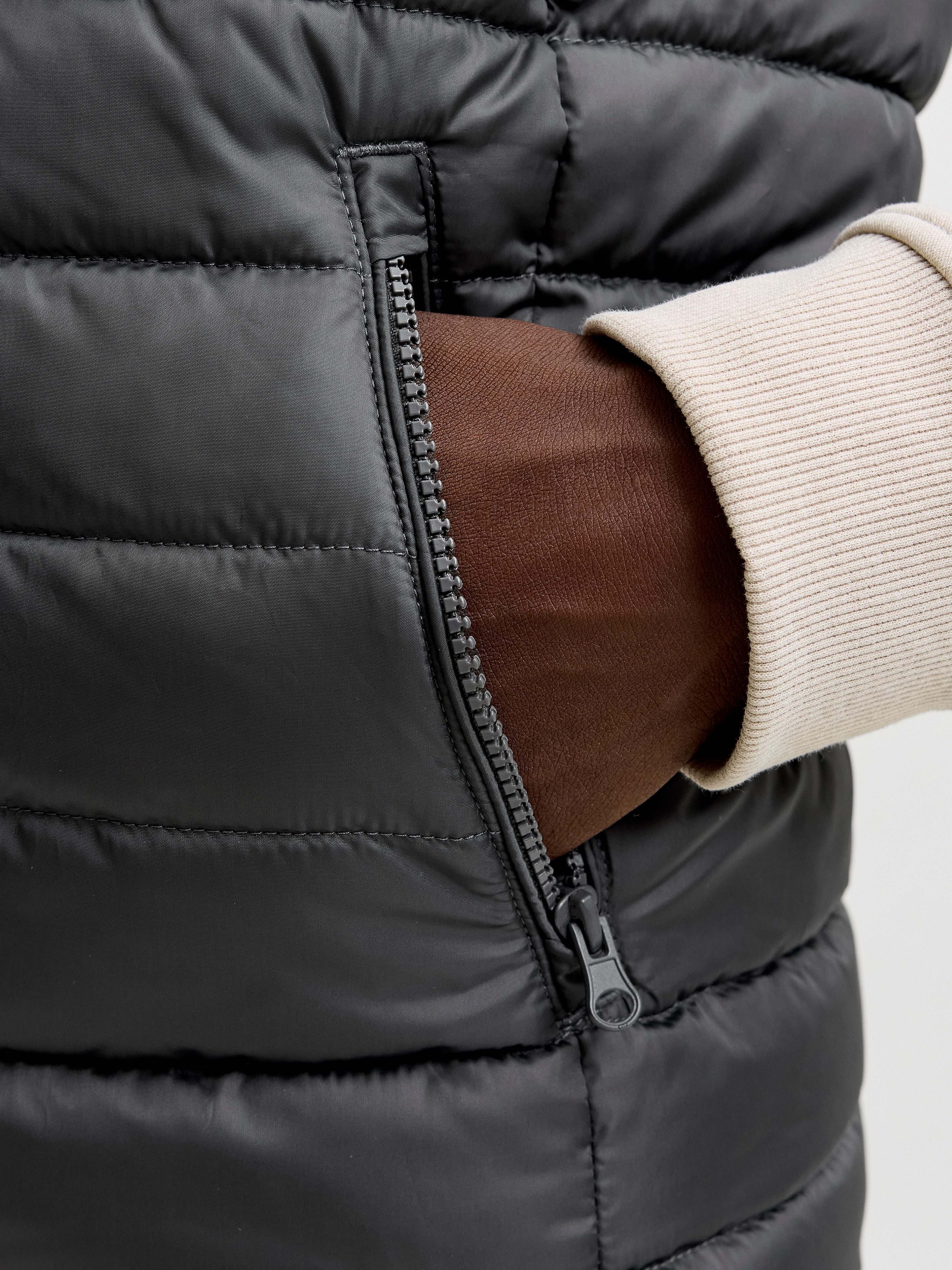 Jack & Jones Steppweste JJELVIS LIGHT BODYWARMER COLLAR Kunstfaser, regular fit – Bild 3 von 5