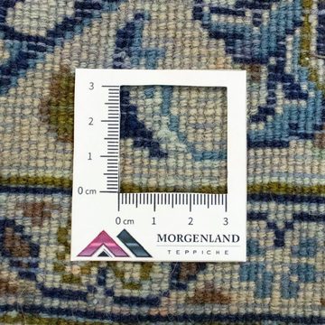 Wollteppich Keshan Teppich handgeknüpft beige, morgenland, rechteckig, Höhe: 8 mm