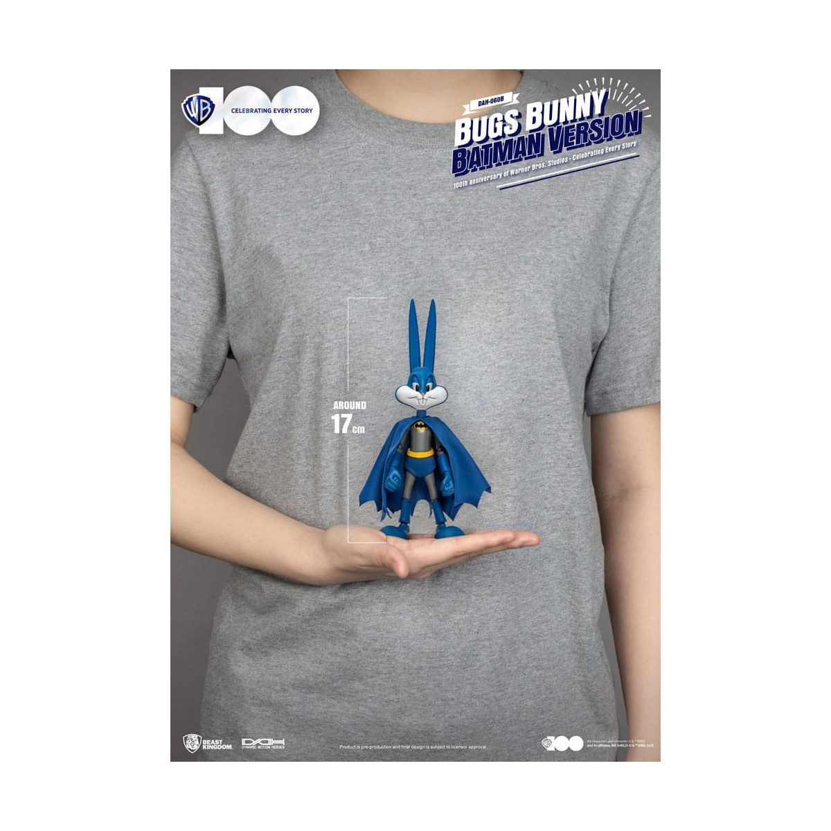 Beast Kingdom Toys Merchandise-Figur 100th Anniversary of Warner Bros. Studios - Bugs Bunny 17cm