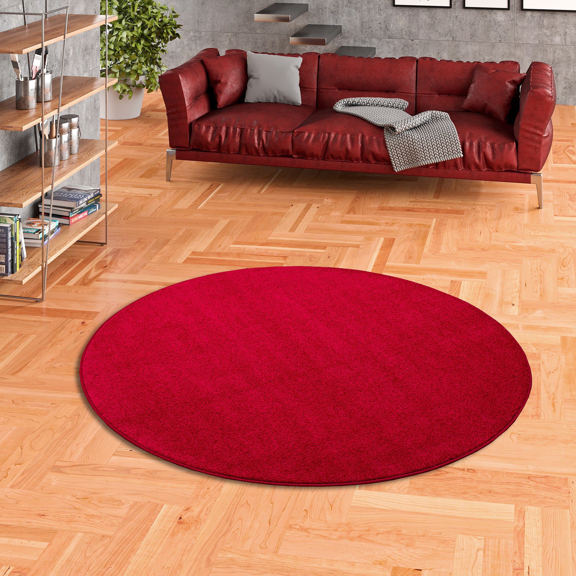 Snapstyle Veloursteppich Hochflor Velours Teppich Luna günstig online kaufen