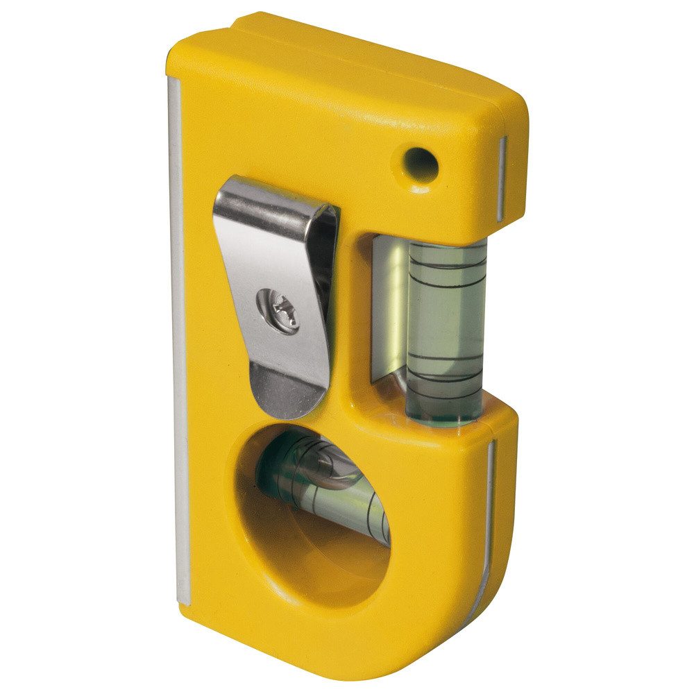 STANLEY Wasserwaage STANLEY 0-42-130 Taschenwasserwaage 8.7 cm 2 mm/m, (0-42-130)