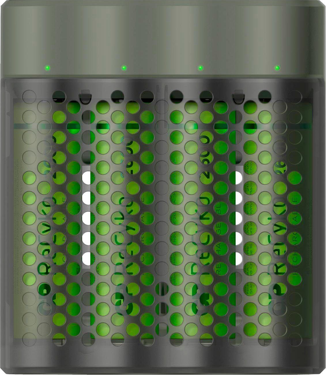 Batterie-Ladegerät 2600 NiMH 4 NiMH-Batterien GP ReCyko AA 4-fach x Speed mAh mit M451 Batteries