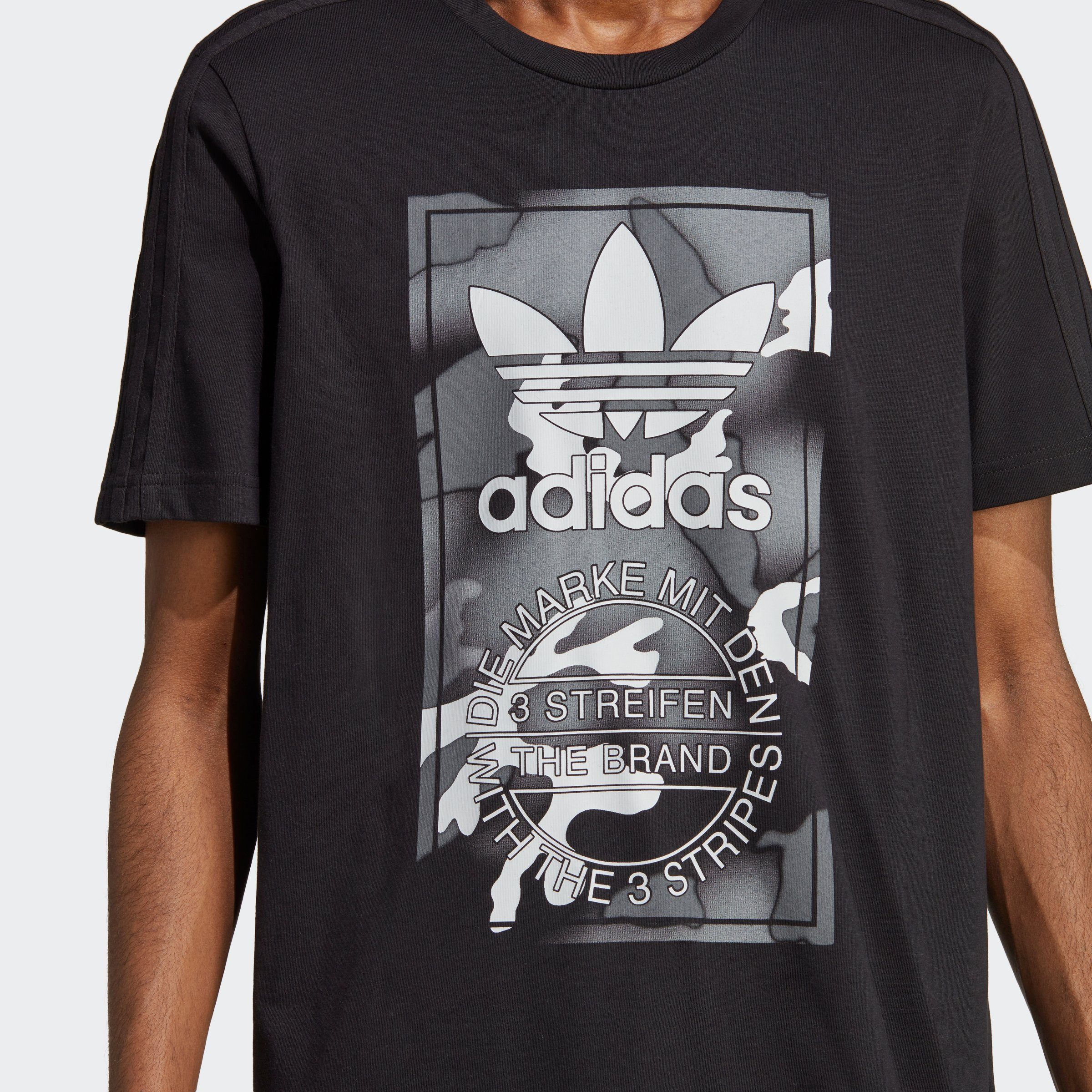 adidas Originals T-Shirt TONGUE CAMO GRAPHICS