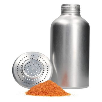 MamboCat Salz- / Pfefferstreuer Pommes-Salzstreuer silber Ø8cm H19cm Aluminium