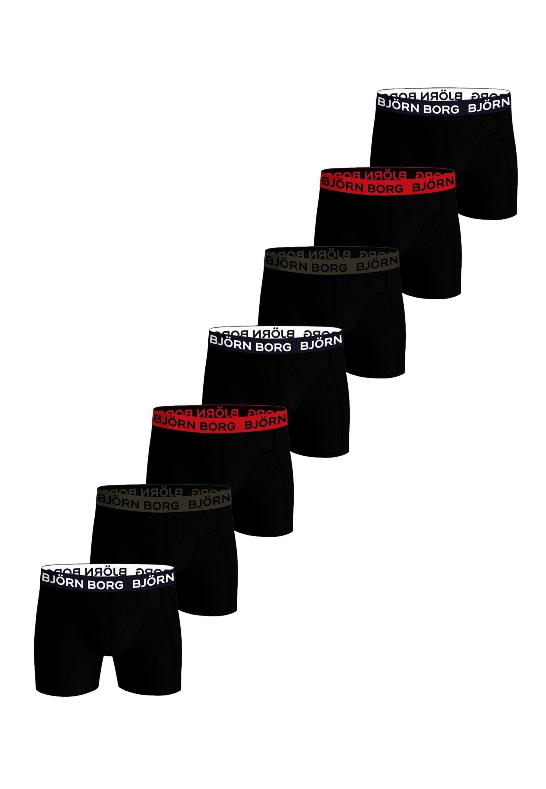 Björn Borg Boxershorts Boxershorts Unterhosen (7-St)