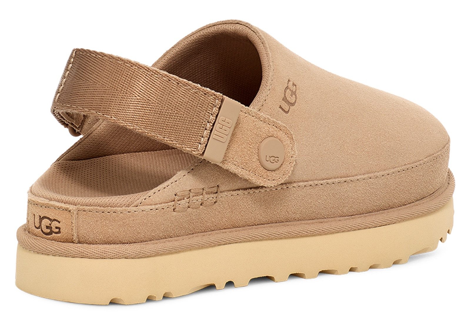 UGG Unisex W GOLDENSTAR CLOG Clog Homeslippers, Plateauschuh, Mule mit schw günstig online kaufen