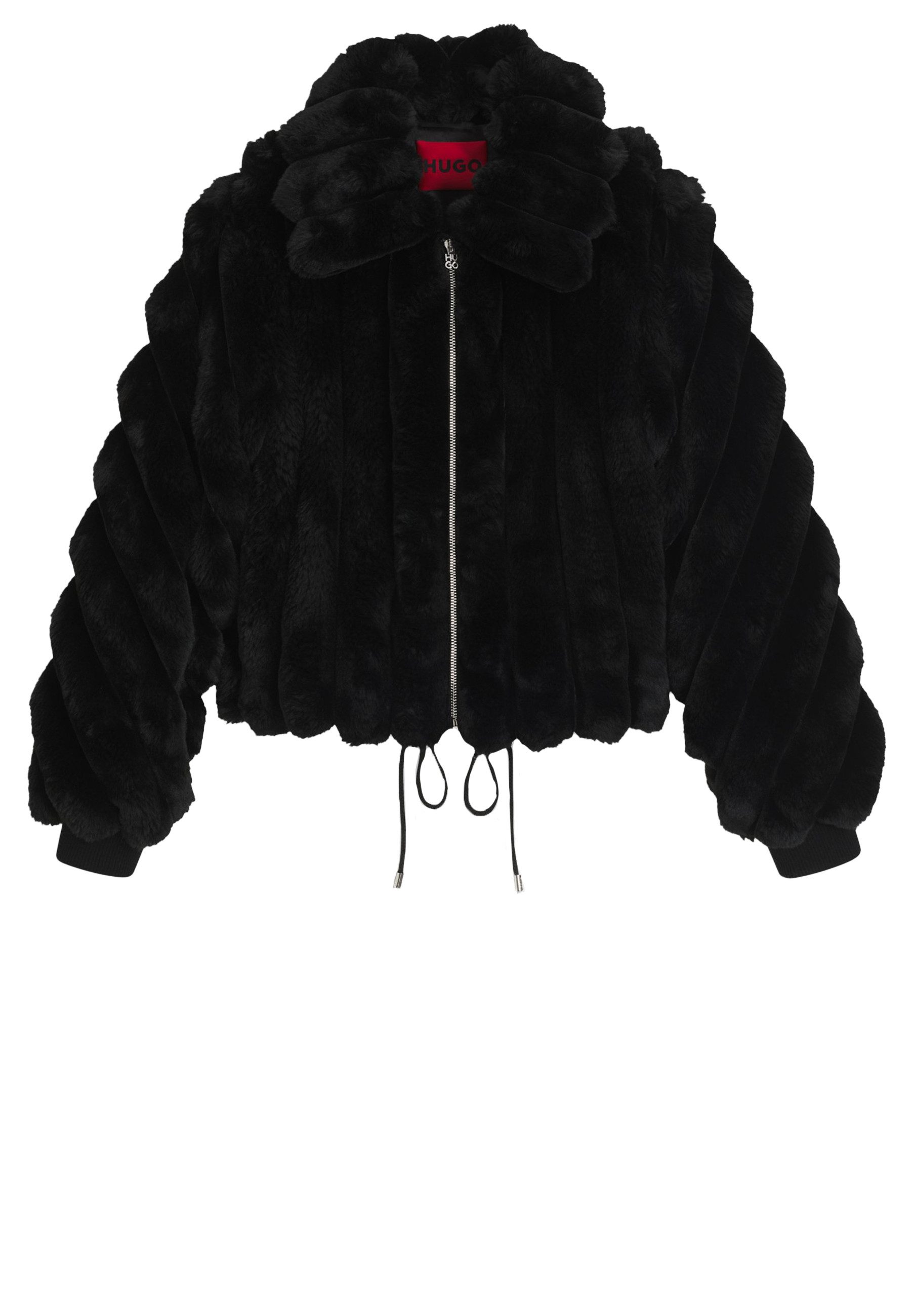 HUGO Steppjacke Floriane aus Kunstfell (1-St)