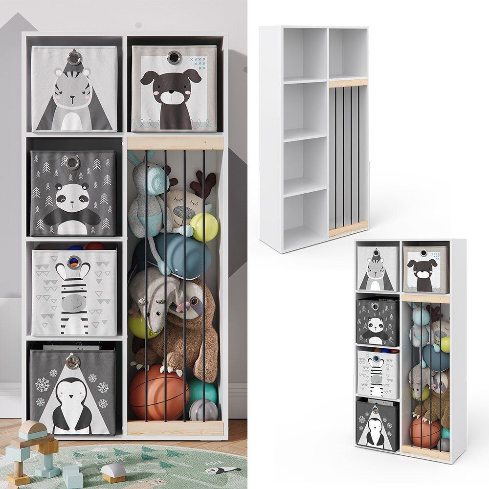 Vicco Bücherregal Marvin, Weiß, 72 x 143 cm günstig online kaufen