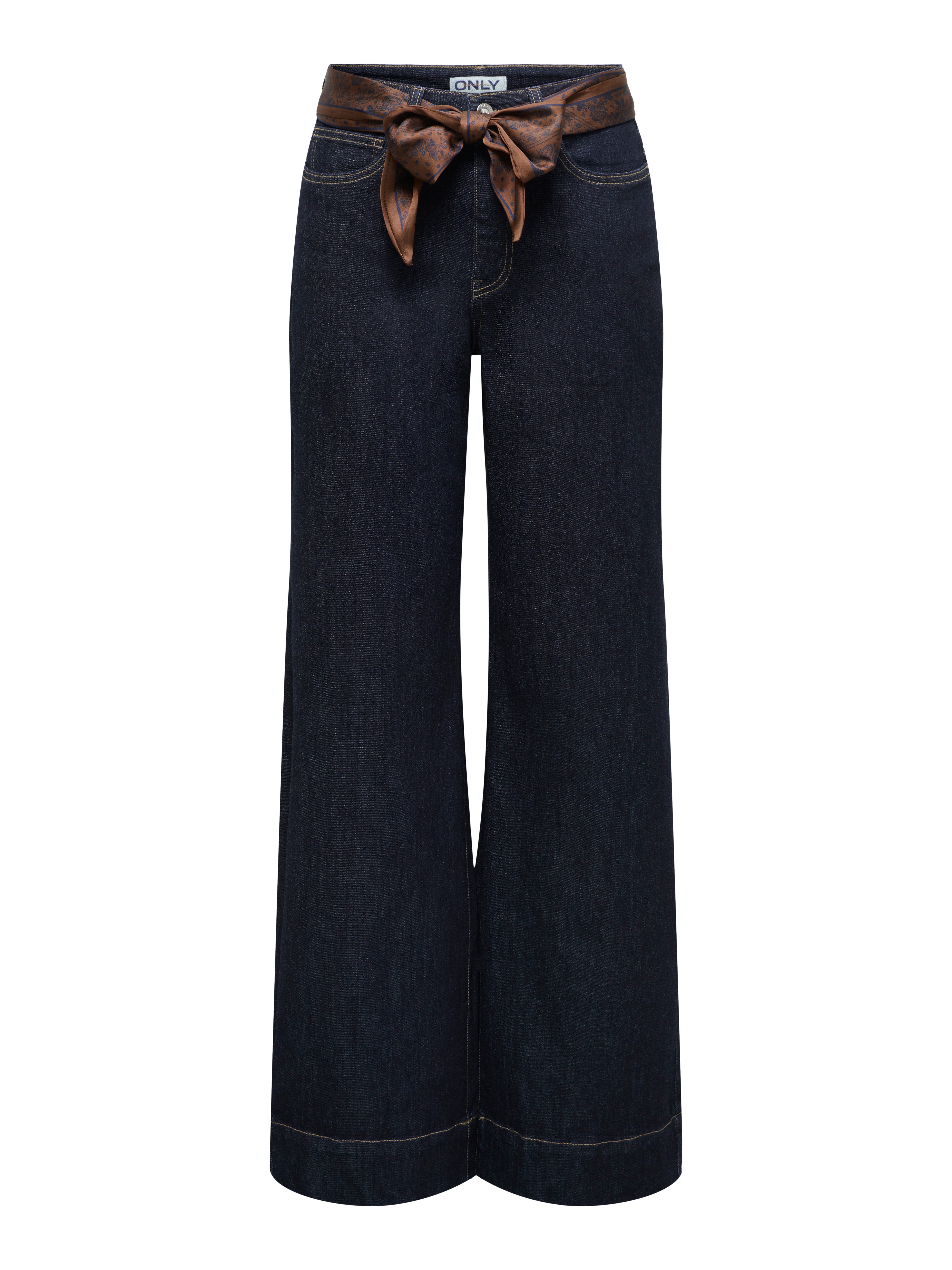 ONLY High-waist-Jeans ONLMADISON BLUSH HW WD SCF DNM GUA12NOOS Baumwollmischung, high waist, wide fit