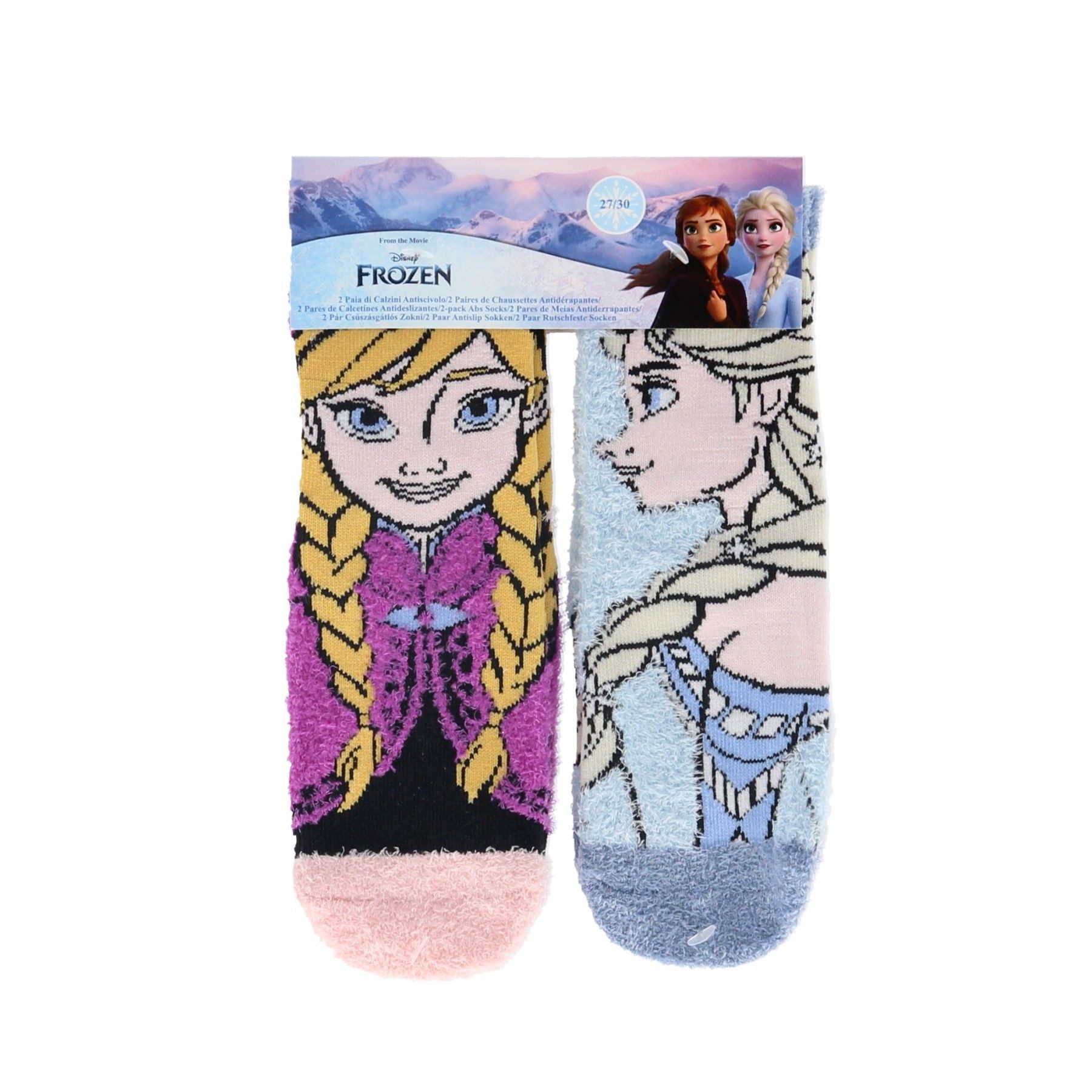 Disney Frozen Socken 2er-Pack – Flauschige Komfort für kalte Tage