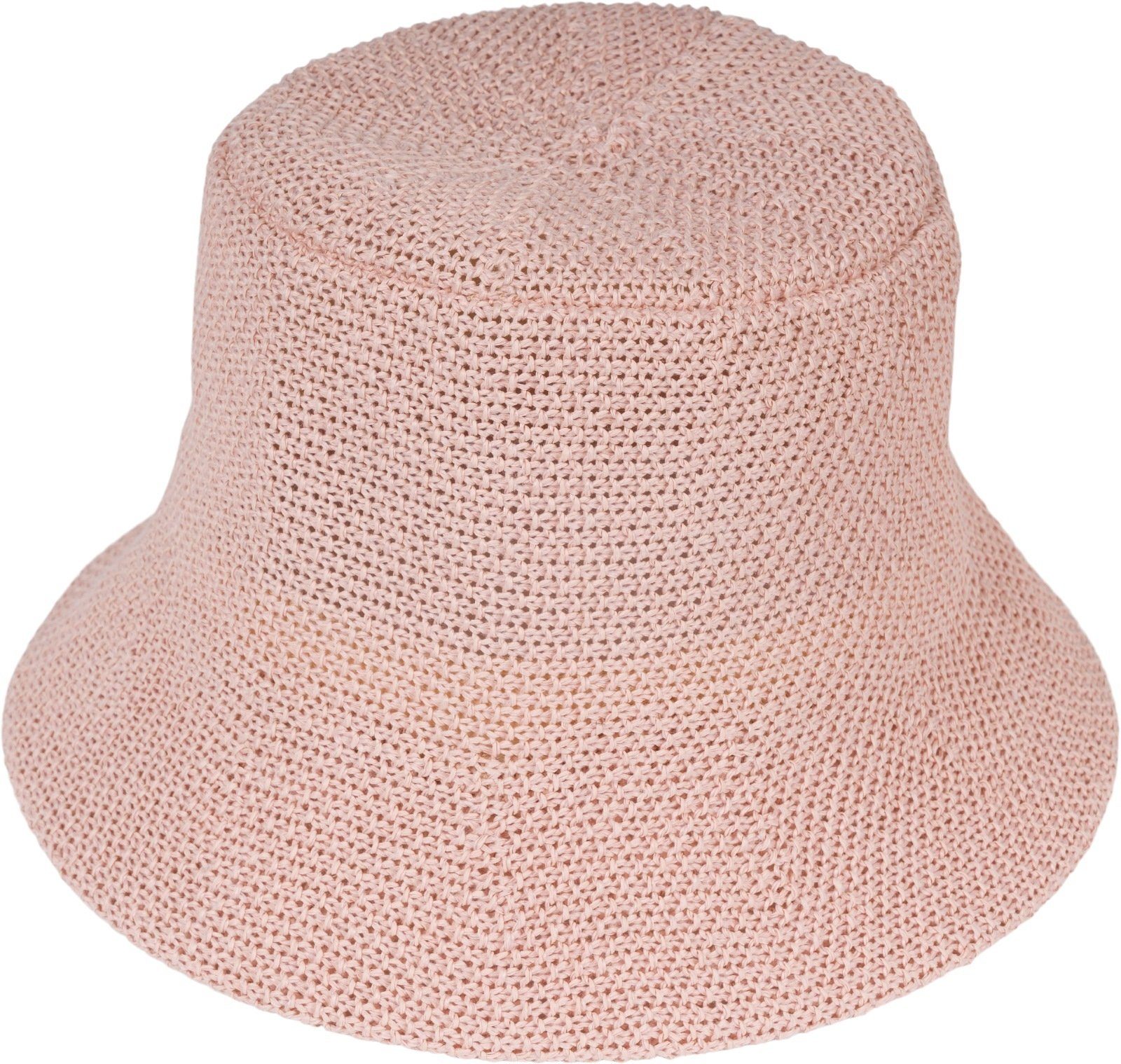 styleBREAKER Fischerhut Fischerhut aus Papierstroh - Knautschhut (1-St)