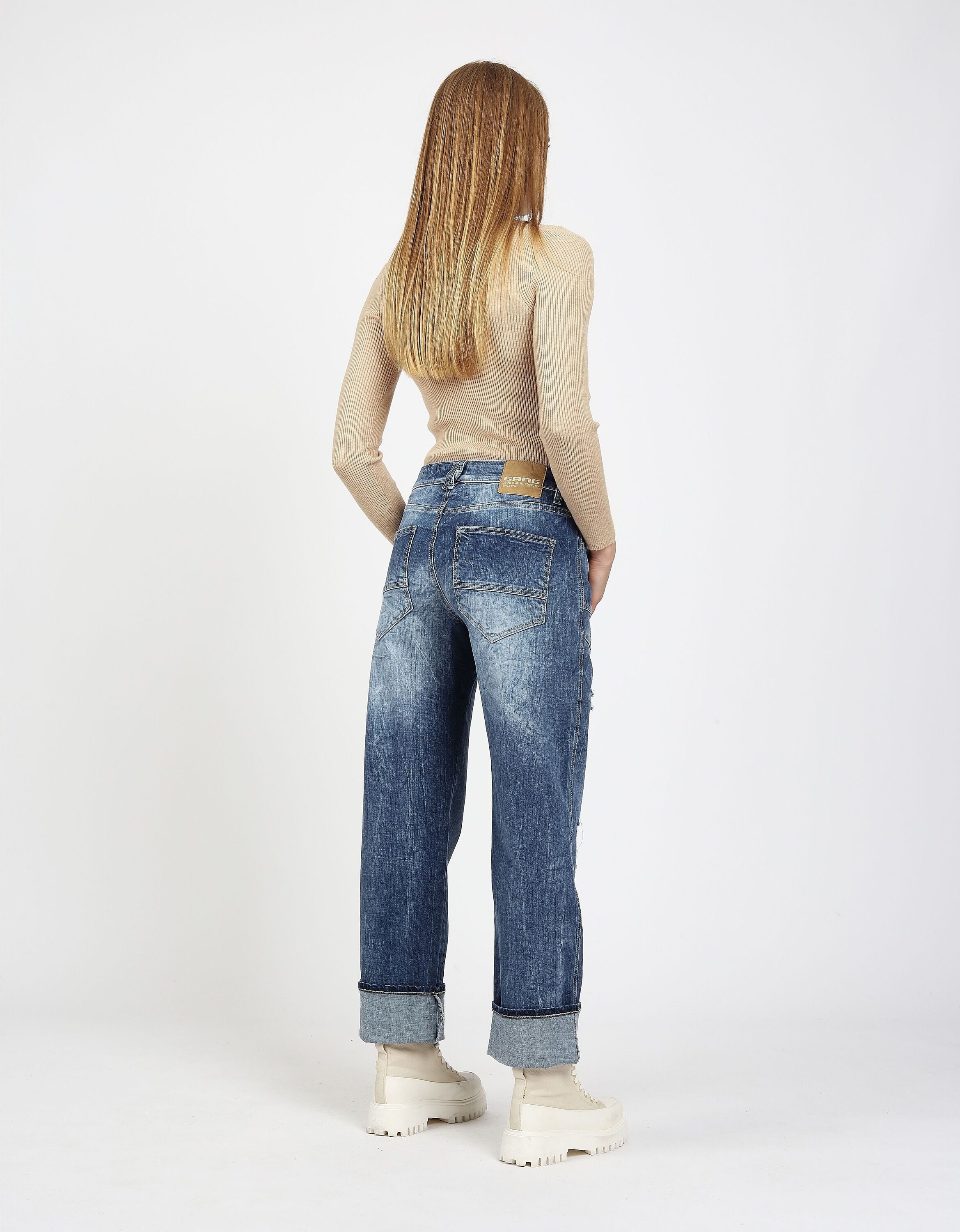 GANG 7/8-Jeans 94ROBERTA mit aufgesetzten Taschen