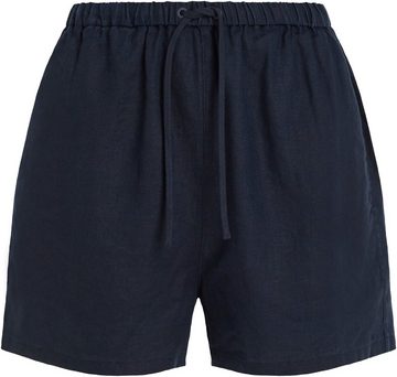 Tommy Hilfiger Shorts PULL ON CASUAL LINEN SHORT mit Logostickerei