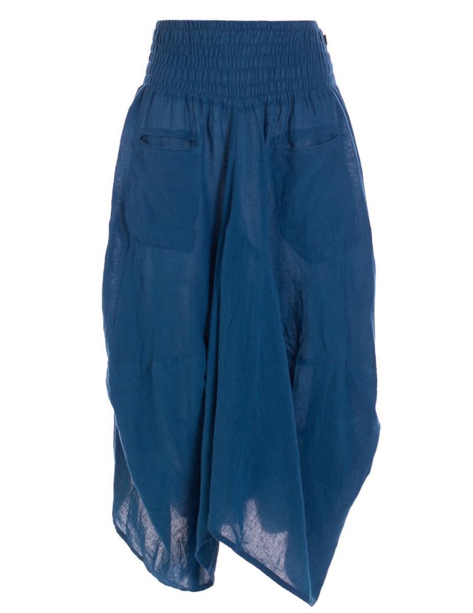 Vishes Maxirock Knöchel-Langer Luftiger Damen Sommer-Rock Einfarbig Sommerröcke Goa, Hippie, Boho Style