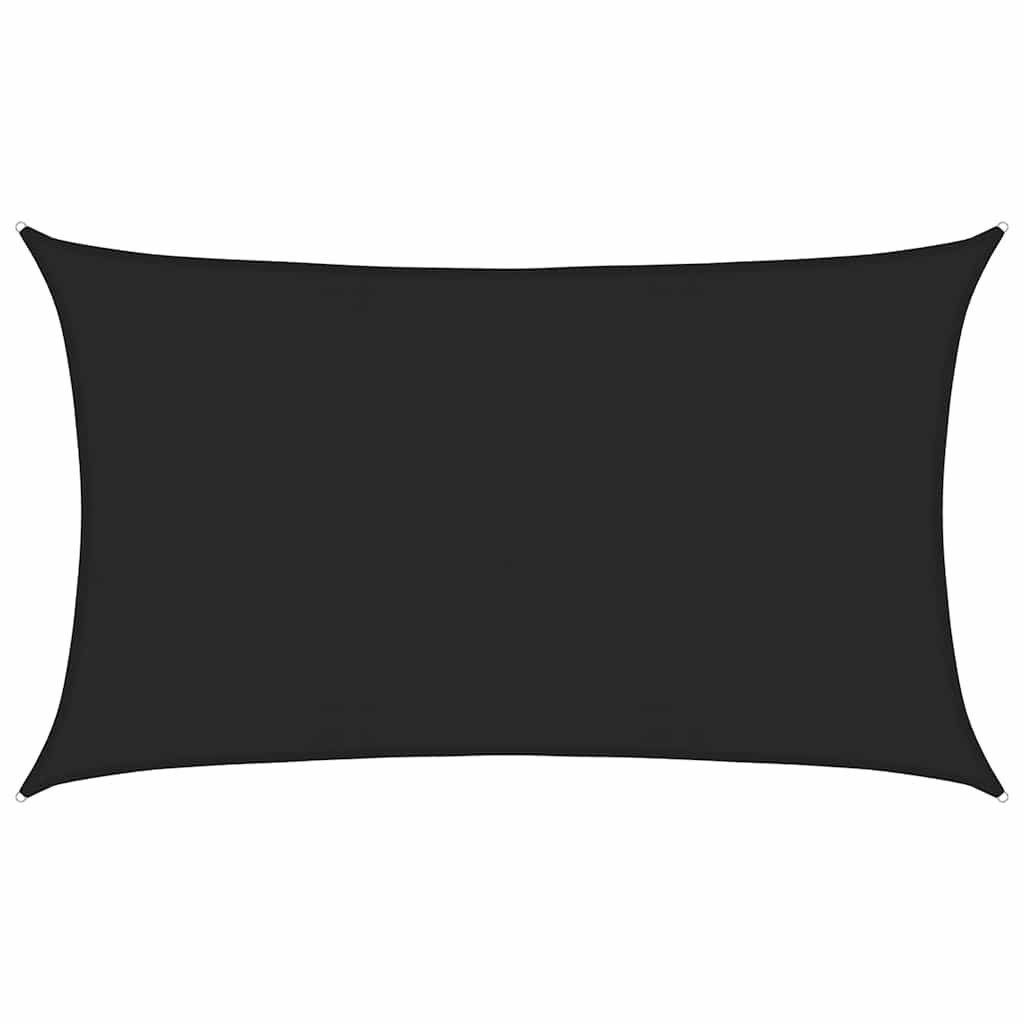Sonnensegel Sonnensegel 160 g/m² Schwarz 5x8 m HDPE