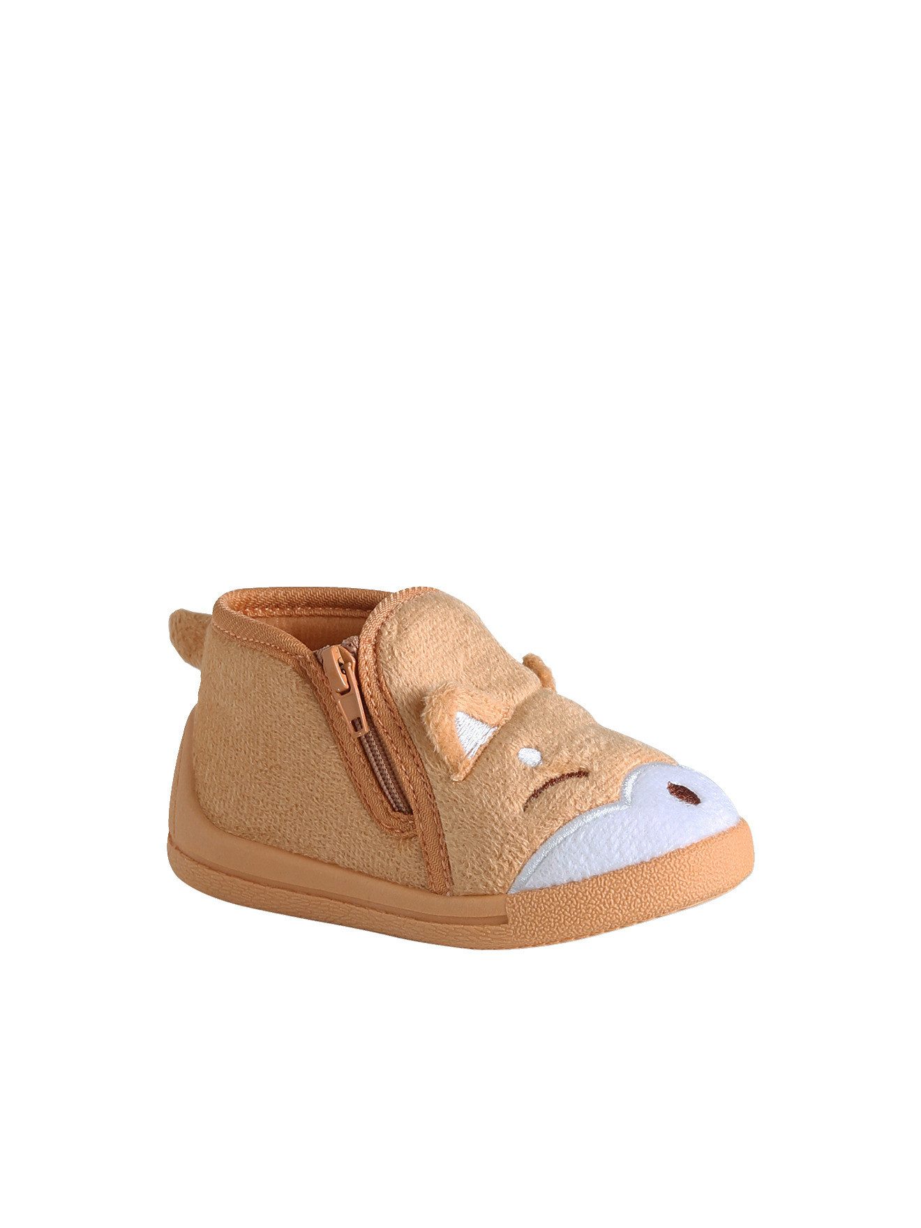 vertbaudet Baby Stoff-Hausschuhe Hausschuh Cord-Optik – Bild 2 von 5
