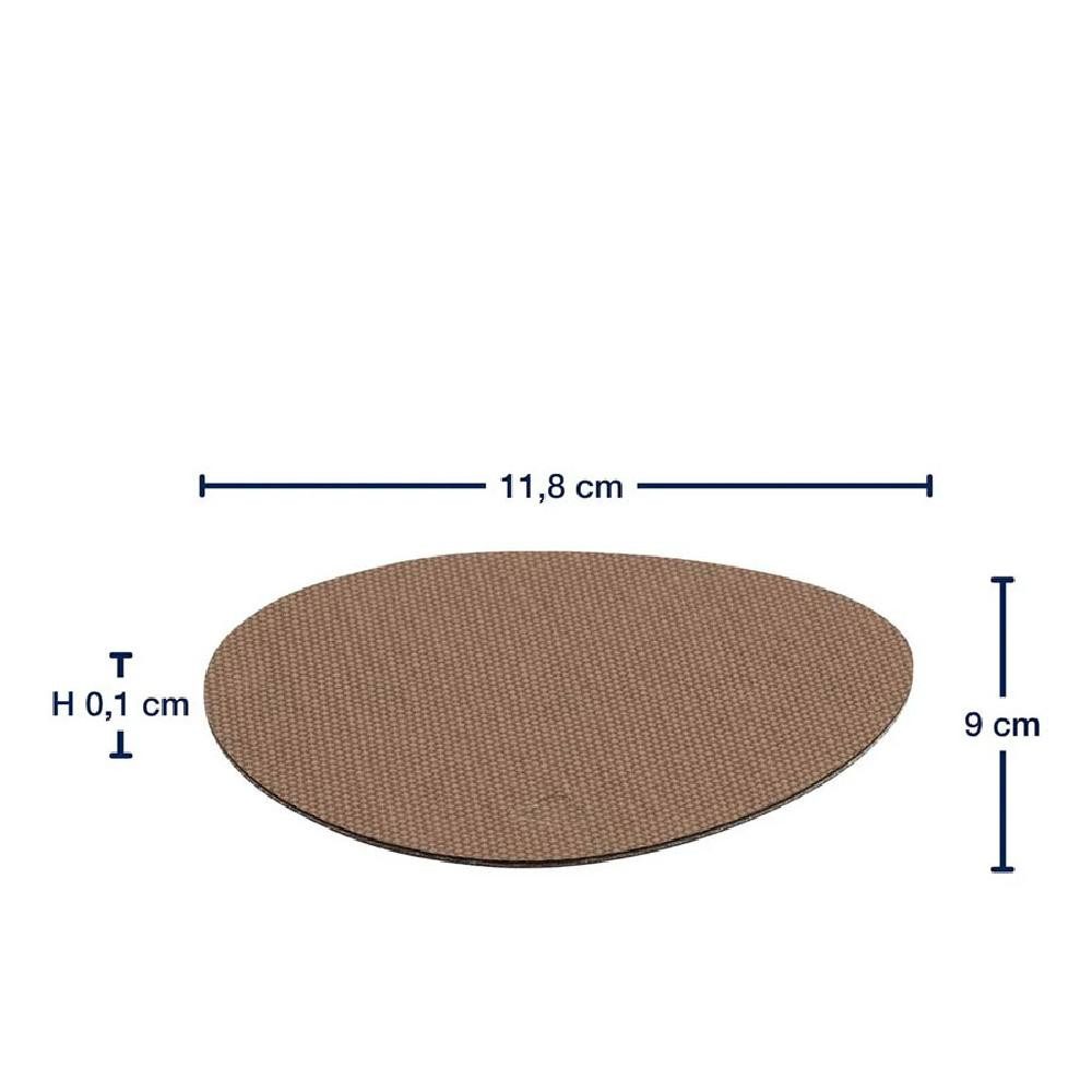 LEONARDO Getränkeuntersetzer Leonardo Glasuntersetzer Gocce Braun (4er-Set)