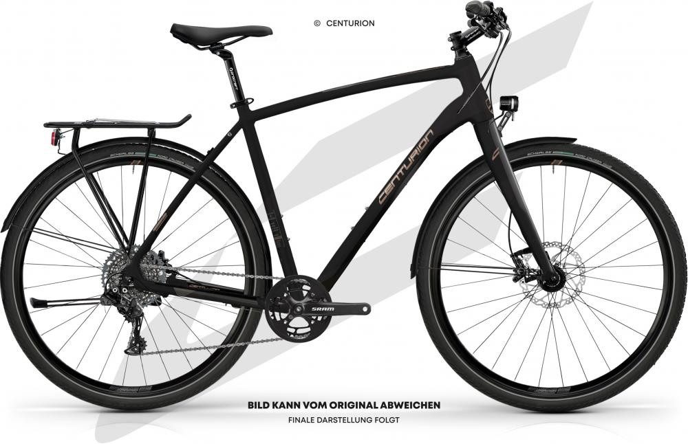 Centurion Cityrad Centurion Accordo 2000 EQ HP1 matt-schwarz XS (43) - komfortables Trek