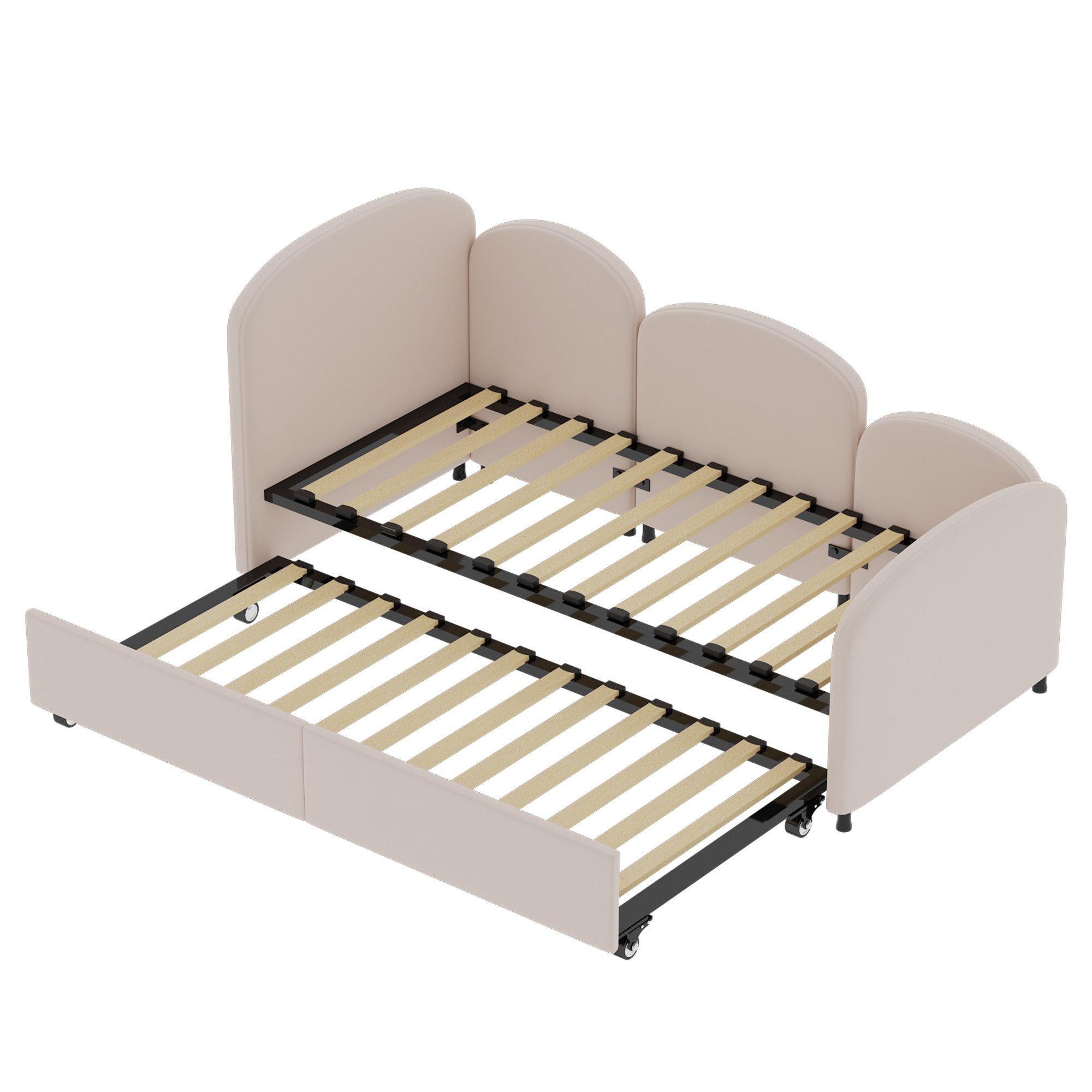 LVHOM Polsterliege 90x200cm,Tagesbett mit Ausziehbett 90x200cm,Stauraum,Sam günstig online kaufen