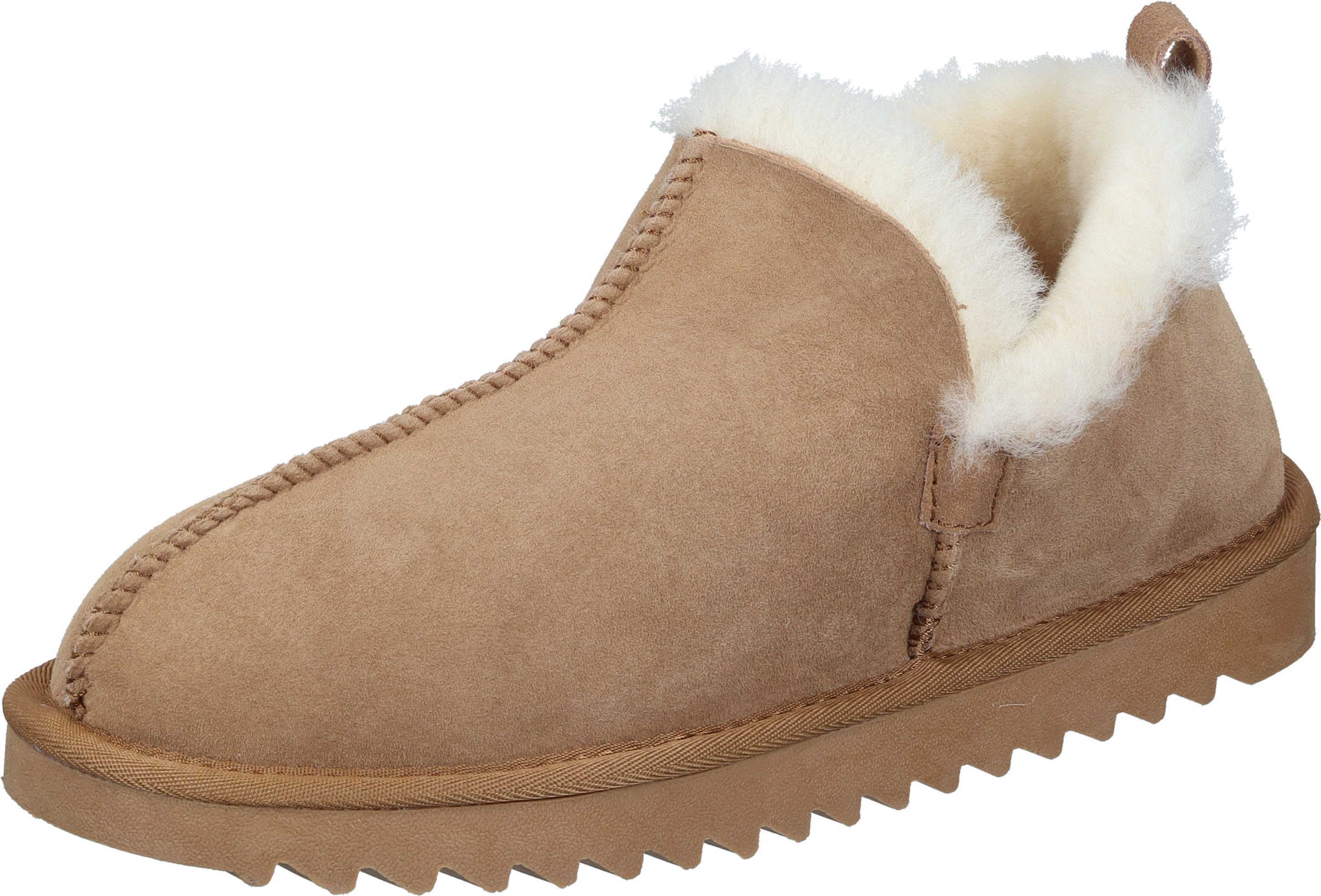 piece of mind. Stiefeletten Winterstiefelette aus Veloursleder
