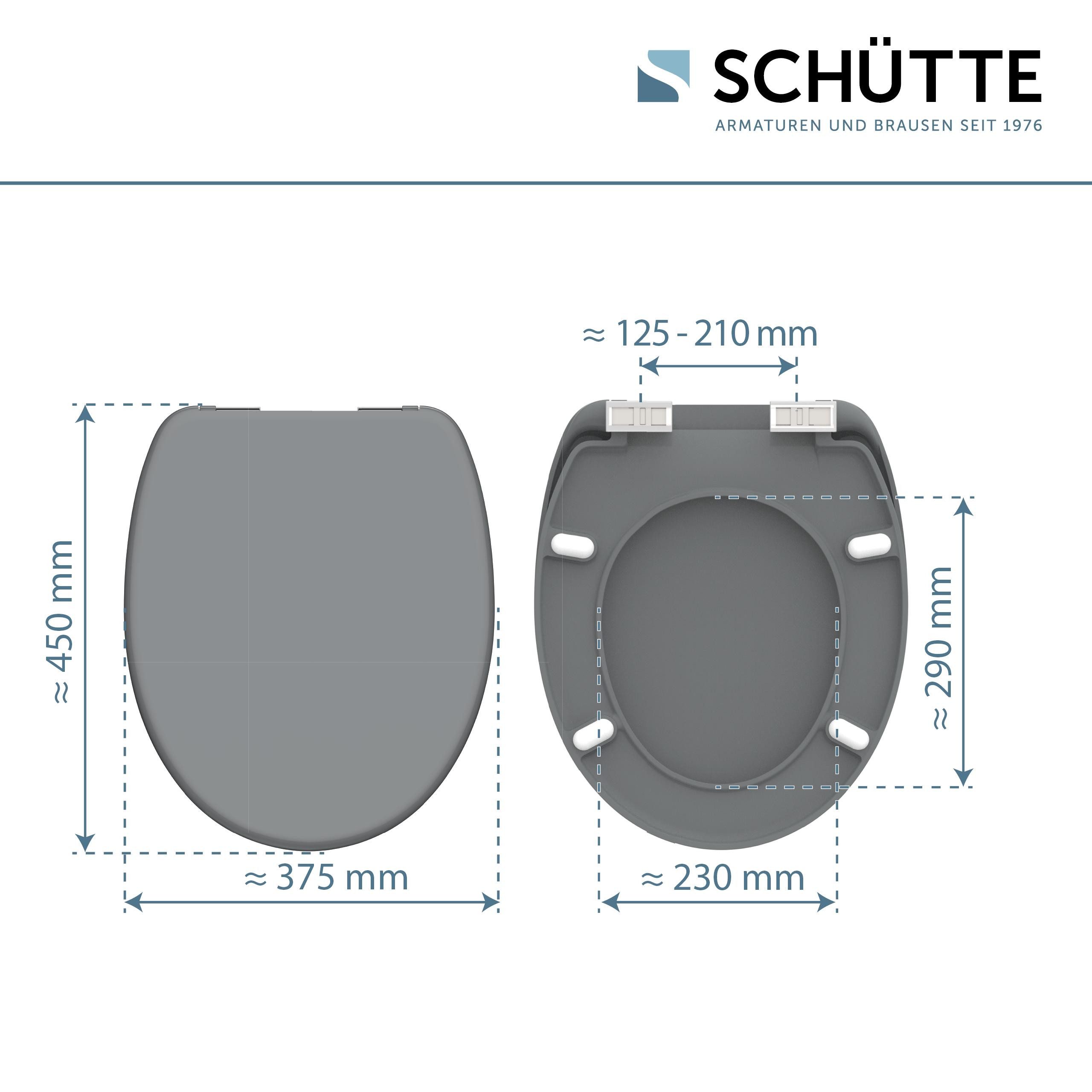 Schütte WC-Sitz Duroplast mit Absenkautomatik günstig online kaufen