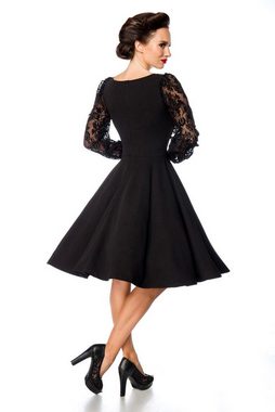 BELSIRA Trachtenkleid Belsira - elegantes Kleid mit Spitzenärmel - XL -