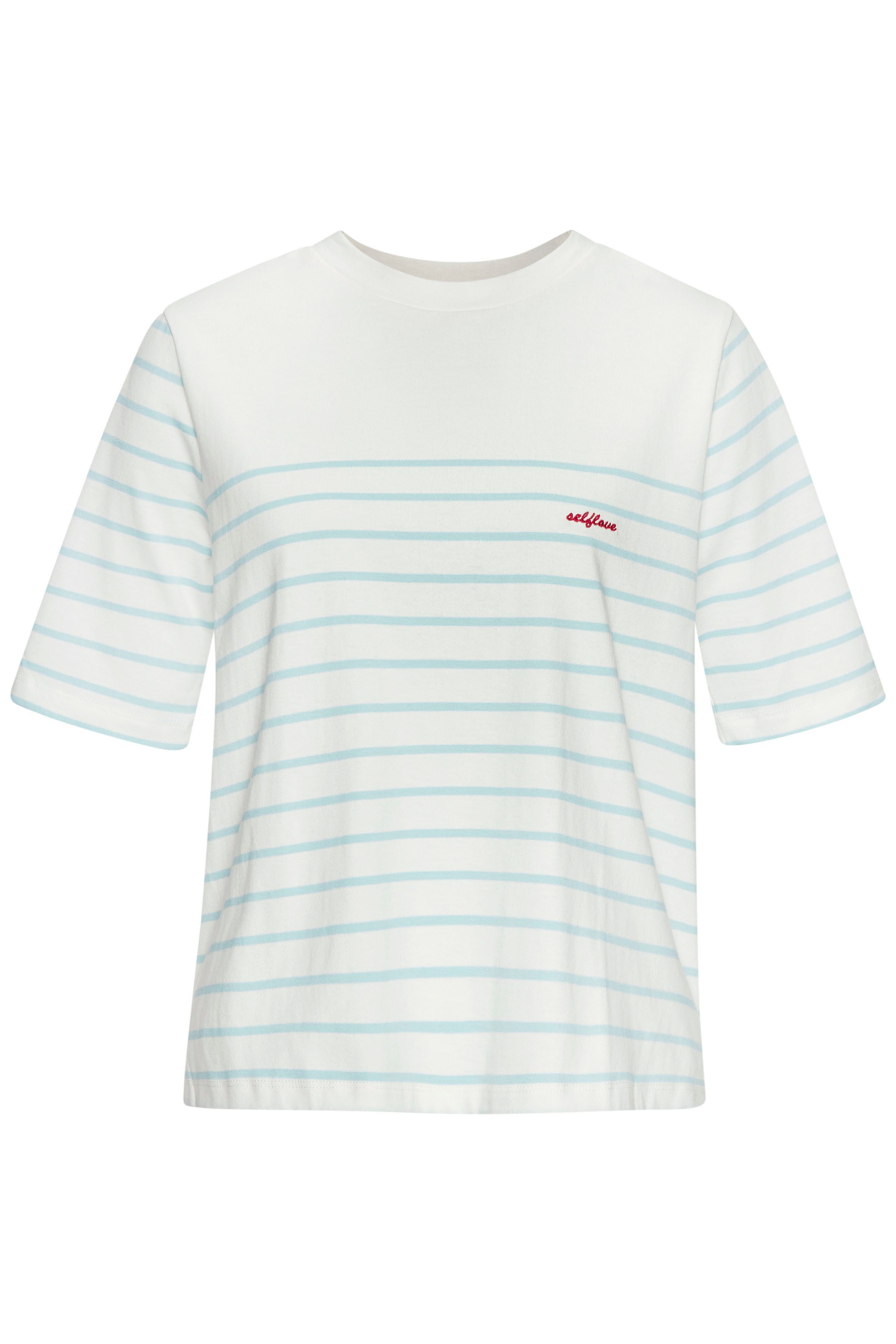 LASCANA T-Shirt mit Streifen, Kurzarmshirt aus günstig online kaufen