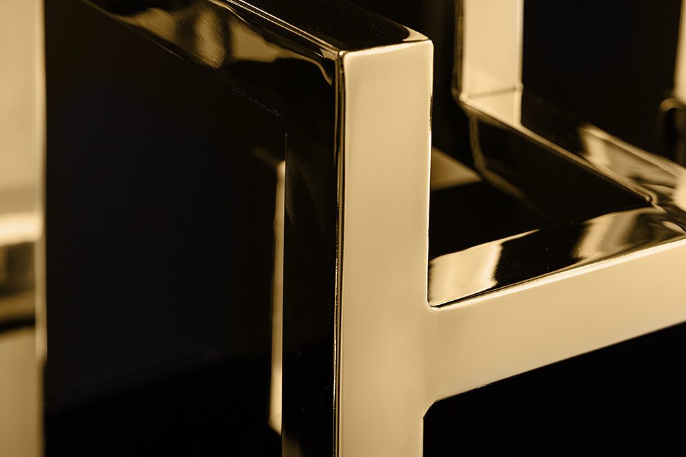 riess-ambiente Kerzenhalter ABSTRACT 50cm gold · Kerzenständer aus Metall im geometrischen Design (Einzelartikel, 1 St), Dekoration · für Stabkerzen · Accessoir – Bild 5 von 5