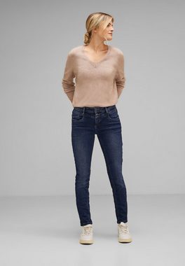 STREET ONE Slim-fit-Jeans softer Materialmix