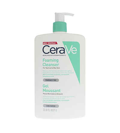 Cerave Gesichtsreinigungsgel »CeraVe Foaming Cleanser For Normal to Oily Skin 1000 ml«