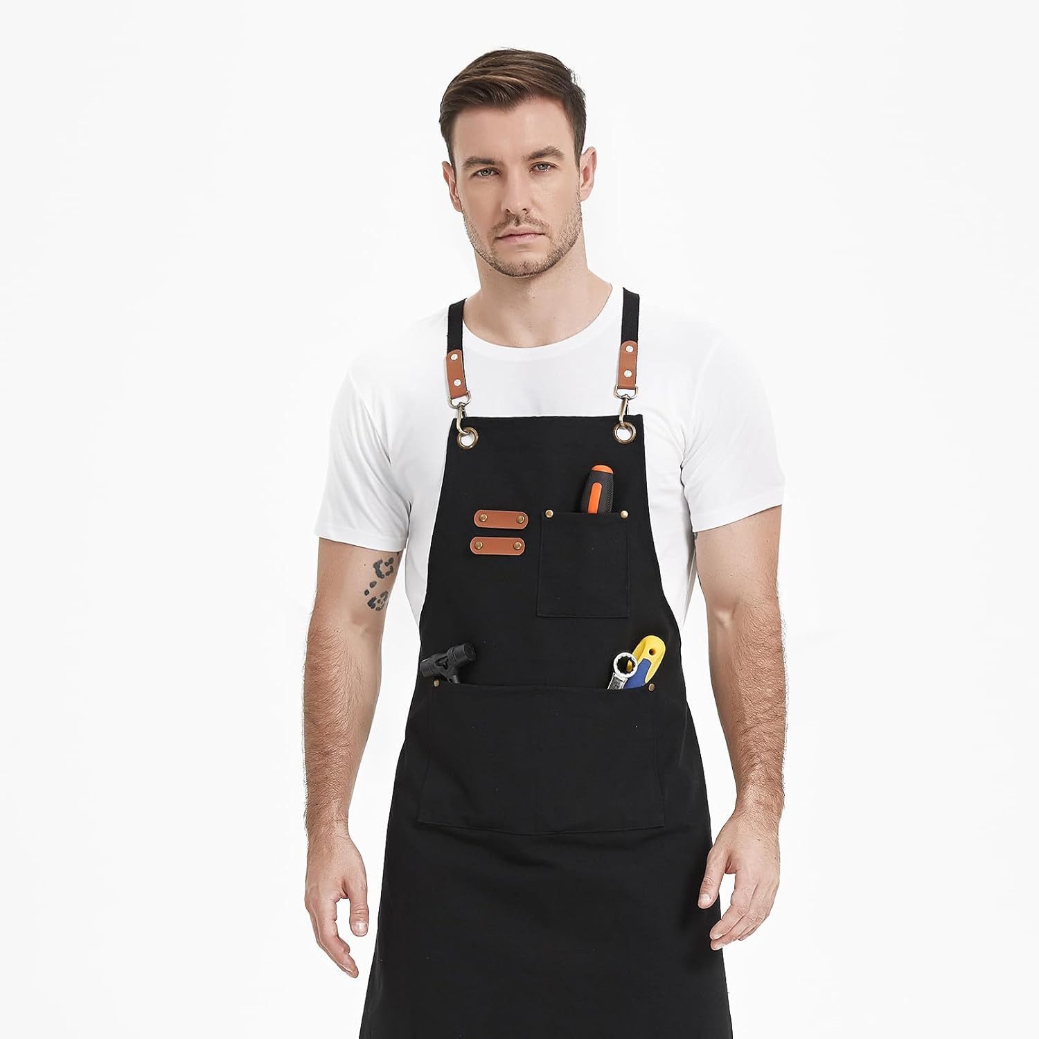 Kaket Kochschürze Verstellbar mit 3 Taschen günstig online kaufen