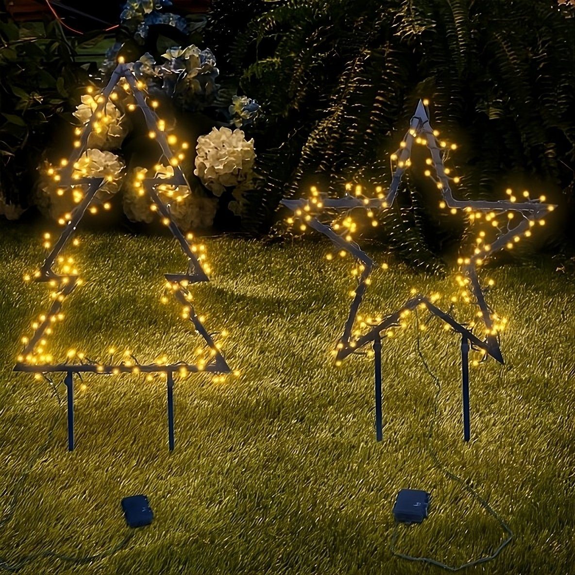 boho office® LED Gartenleuchte XMAS-Set, LED fest integriert, inkl.  Timer-Funktion