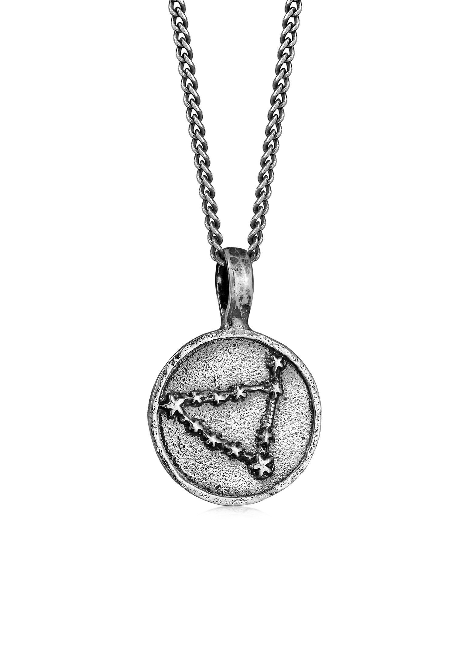 Kette mit Anhänger Sternzeichen Sternbild Steinbock 925 Silber