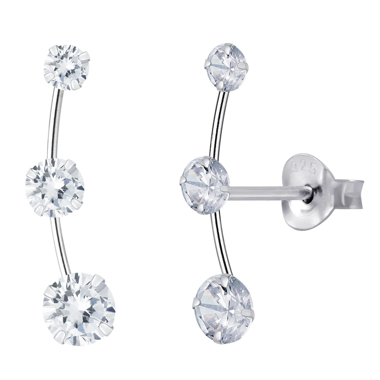 LÖB Paar Ohrstecker 925 Silber Ohrringe günstig online kaufen