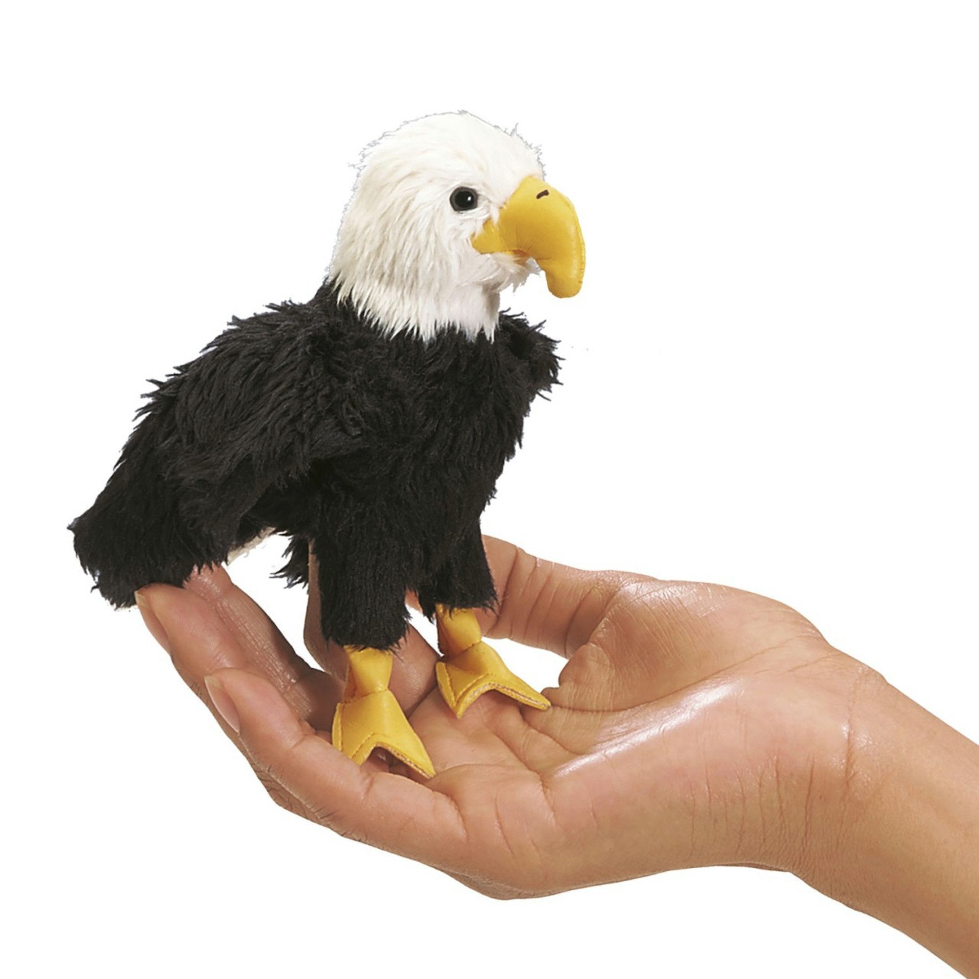 Folkmanis Handpuppen Fingerpuppe Folkmanis Fingerpuppe Mini Seeadler 2642 (Packung)