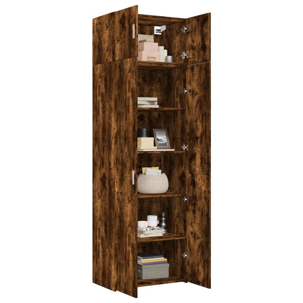 vidaXL Sideboard Hochschrank Räuchereiche 70x42,5x225 cm günstig online kaufen