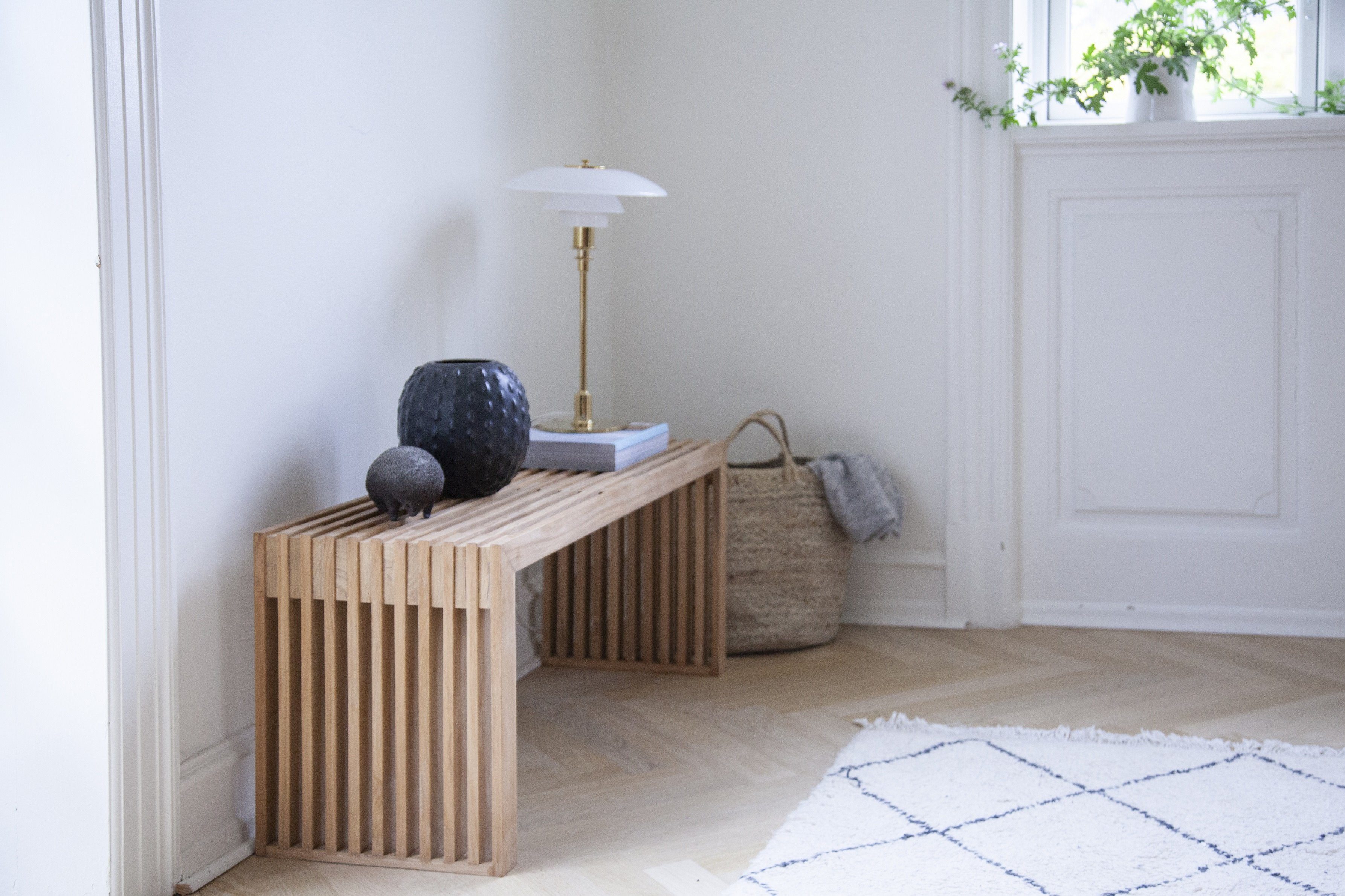 Sitzbank skandinavisches bambus Design Rib, Sustainable, Cinas neutral