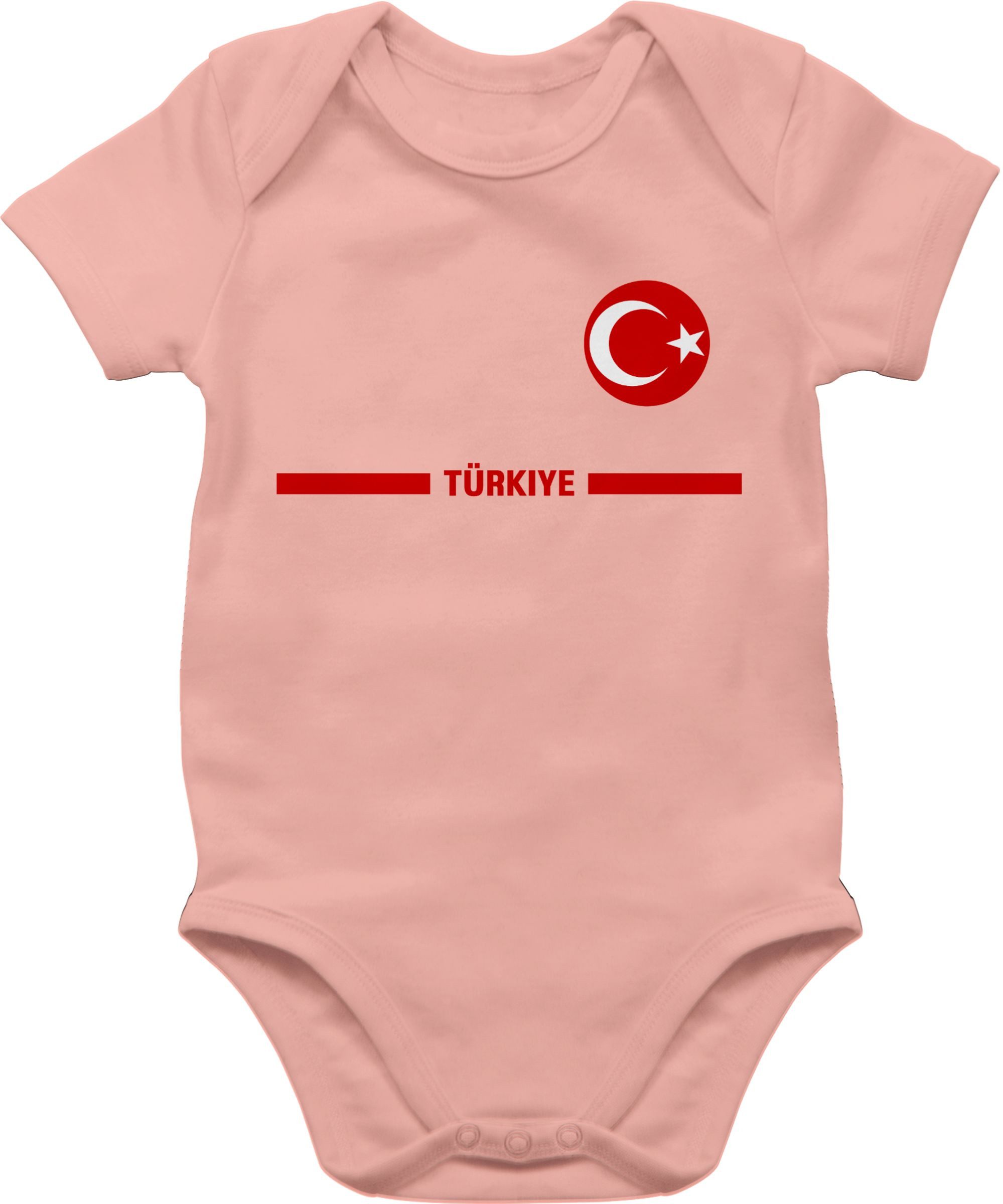 Shirtbody Türkei Trikot Wappen, Türkiye mit Stolz, Türkisches Fan-Motiv