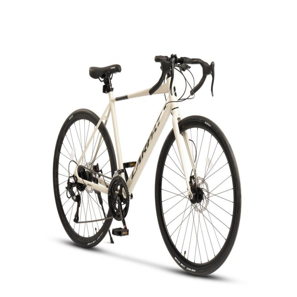 SIKAINI Mountainbike Rennrad City-Bike Outdoor-Bike, Kettenschaltung, (Integriertes Kabel Abnehmbares Vorderrad gebogener Lenker), Aluminiumrahmen Shimano-Schaltung 2x7,Doppelscheibenbremsen