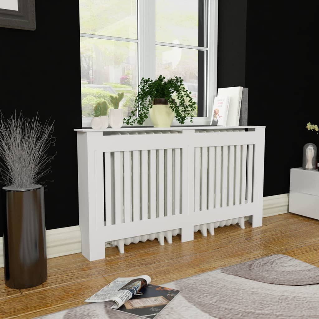 vidaXL Heizungsverkleidung 152 x 19 x 815 cm Heizungsverkleidung Heizungsabdeckung MDF Heizkörper