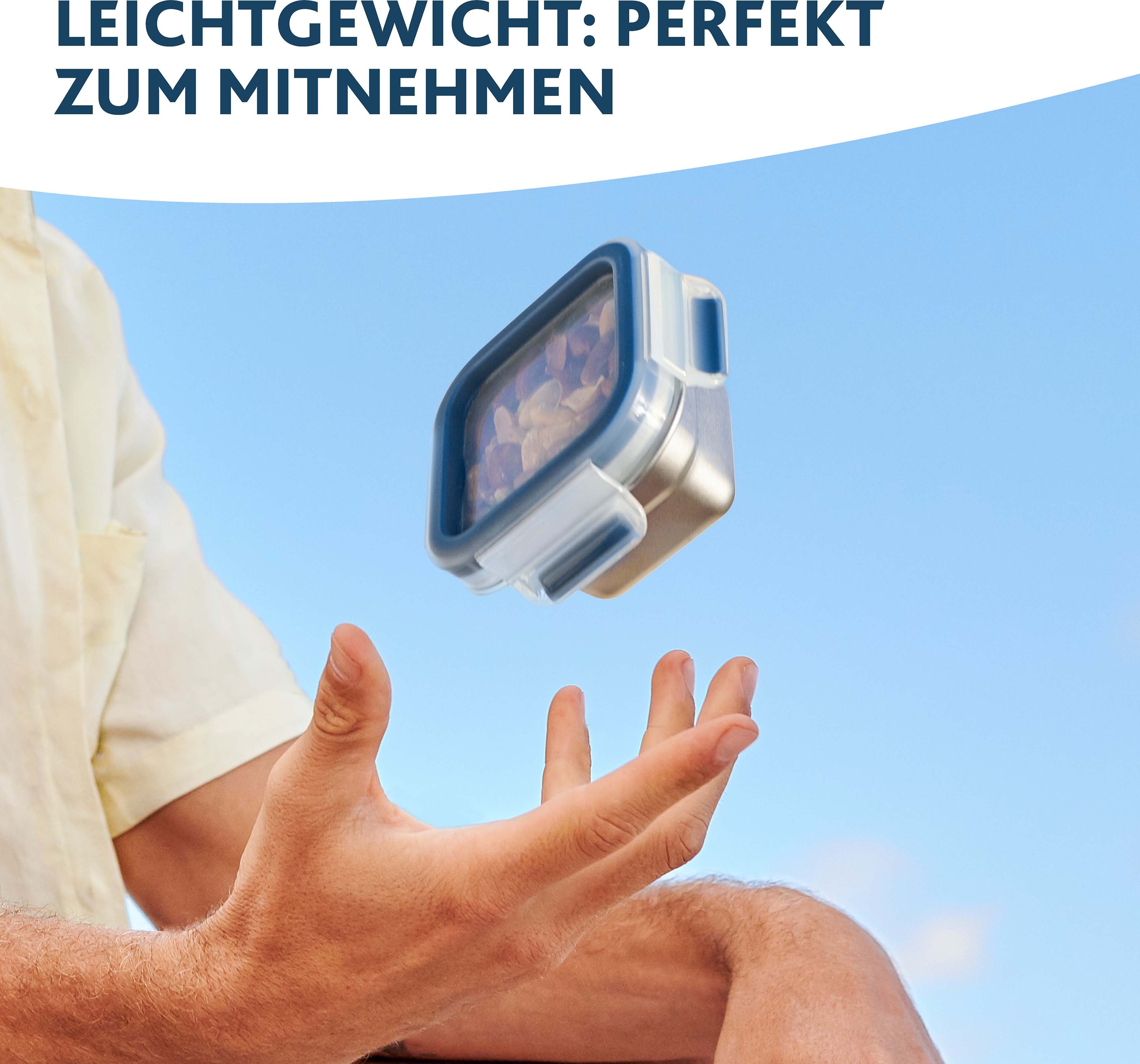 EMSA Frischhaltedose "Clip und Close" aus Edelstahl, 0,5 l – Bild 5 von 5