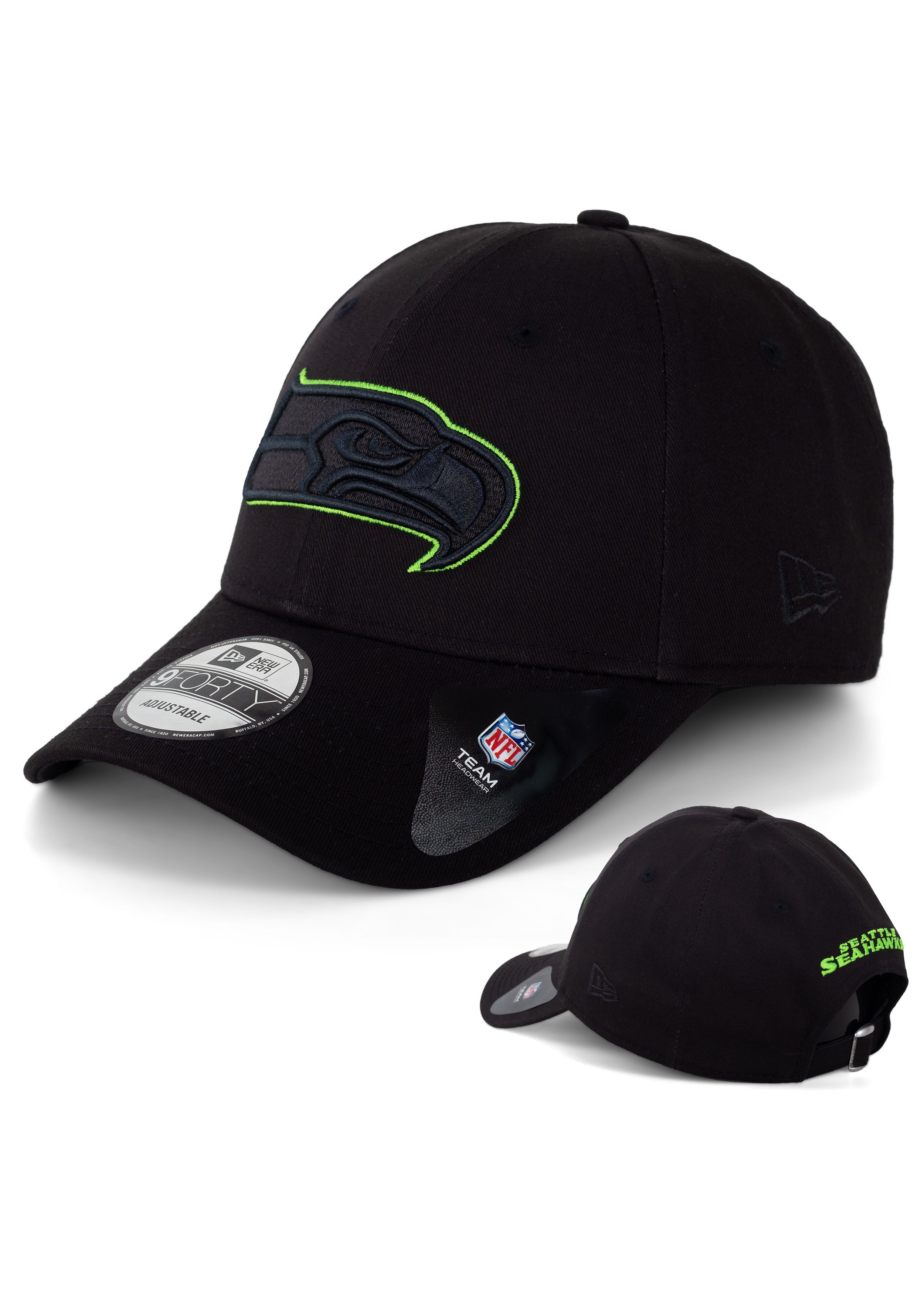 Baseball Cap Cap New Era Logo 9Forty SEASEA, G OSFM, F black